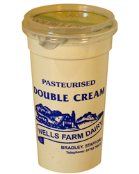 Wells Farm Double Cream (284ml)