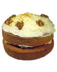Ken & Pam's Homemade 7" Orange & Walnut Sponge