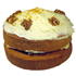 Ken & Pam's Homemade 7" Orange & Walnut Sponge