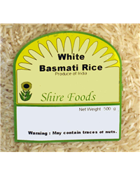 Shire Foods White Basmati Rice (500g)