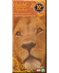 Chokolit Premium Belgian Milk Chocolate Biting Back Bar