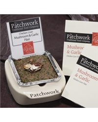 Patchwork Chicken Liver, Mushroom & Garlic Pate