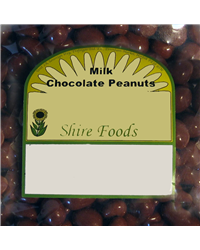 Shire Foods Milk Chocolate Peanuts (150g)