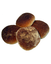 Trows Bakery 4 Wholemeal Floury Baps