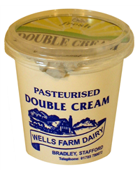 Wells Farm Double Cream (142ml)