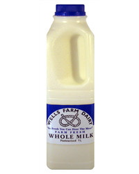 Wells Farm Whole Milk (1ltr)