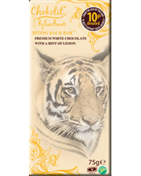 Chokolit Belgian White Chocolate with a Hint of Lemon.