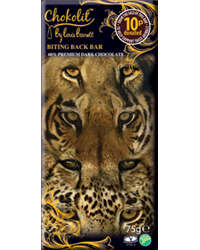 Chokolit Premium Belgian Dark Chocolate Biting Back Bar