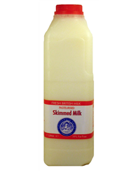 Wells Farm Skimmed Milk (1ltr)