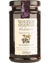 Wooden Spoon Blackcurrant No Added Sugar Spread (260g)