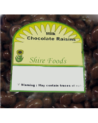 Shire Foods Milk Chocolate Raisins (140g)
