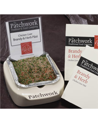 Patchwork Whole Pate - Chicken Liver, Brandy & Herb (455g)