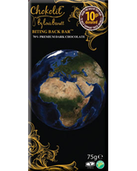 Chokolit 70% Premium Belgian Dark Chocolate Biting Back Bar