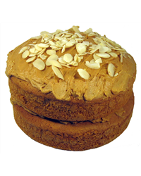 Ken & Pam's Homemade 7" Coffee & Almond Sponge