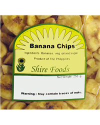 Shire Foods Banana Chips (250g)