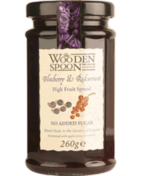 Wooden Spoon Blueberry & Redcurrant No Added Sugar Spread (260g)