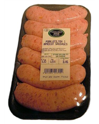 Wenlock Edge Pork, Stilton & Apricot Sausages